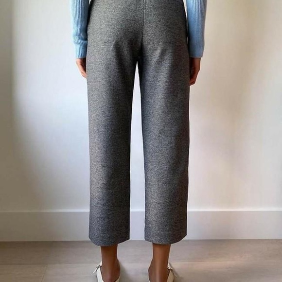 Aritzia Wool Tie-Front Pants in Heathered Grey - Picture 4 of 10
